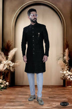 Joban Fashion Men's Black TR Kurta with Pyjama | Grocsy
