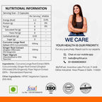 MyFitFuel Curcumin + Ginger Extract + Piperine Capsules