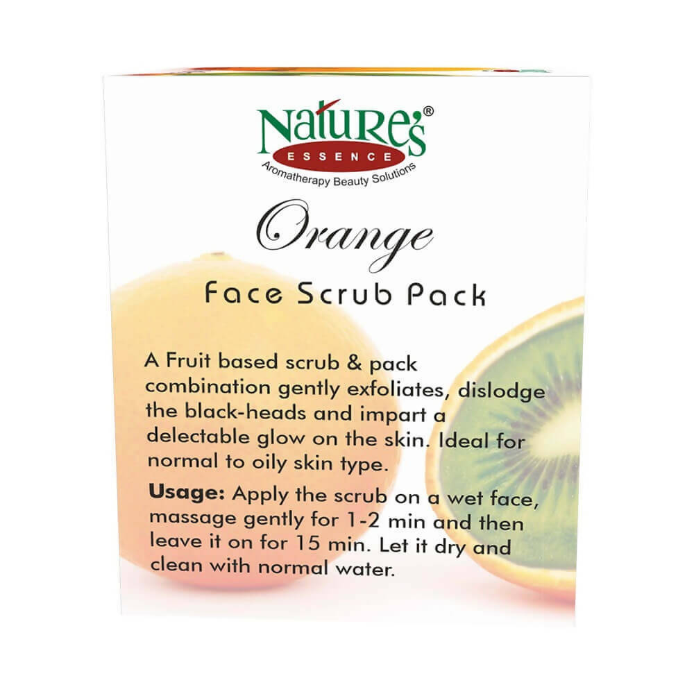 Nature's Essence Orange Face Scrub Pack | Grocsy