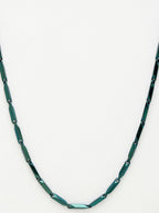 NVR Men's Green Rhodium-Plated Stainless Steel Chain | Grocsy