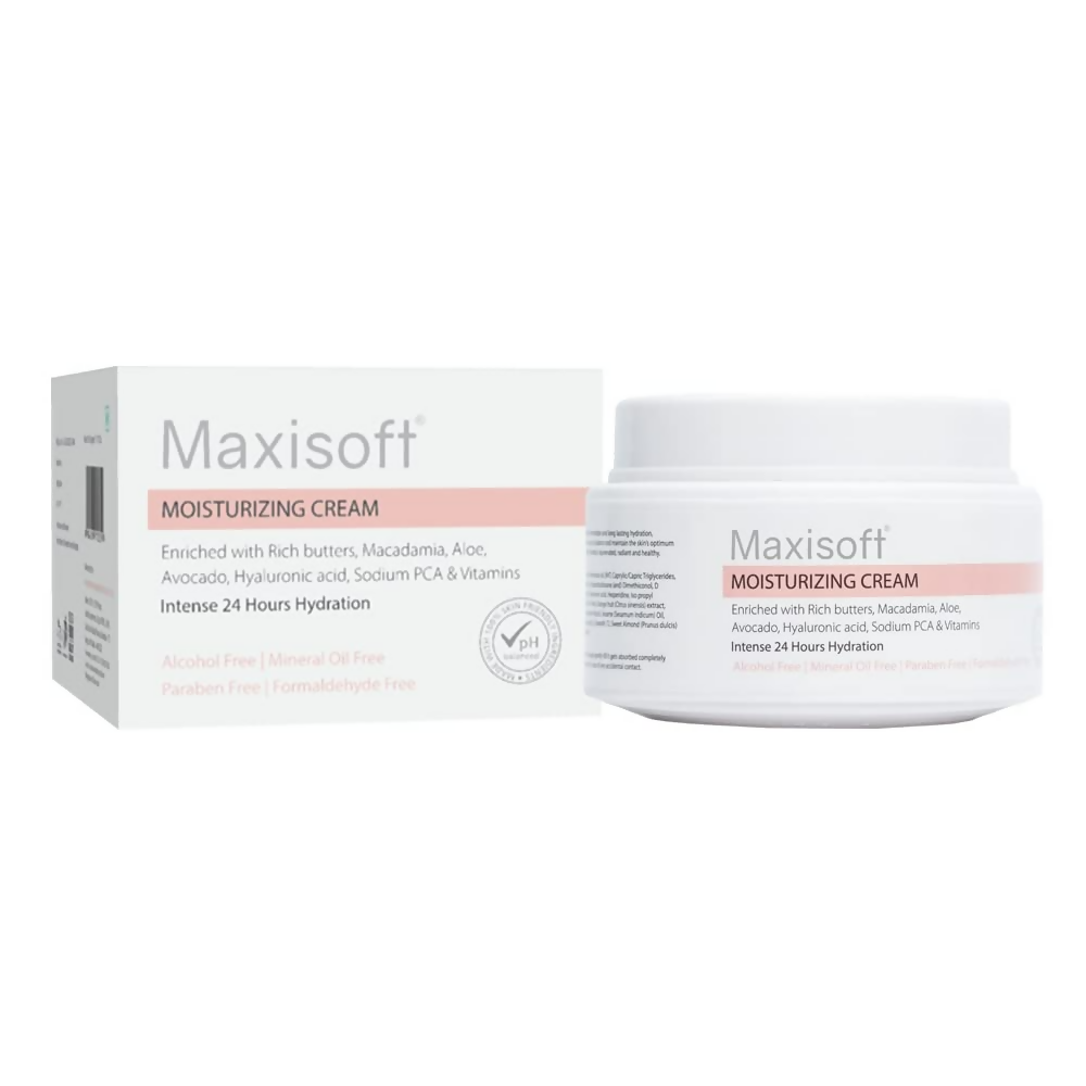 Maxisoft Moisturizing Cream With Almond Oil Aloe Avocado Cocoa Butter | Grocsy