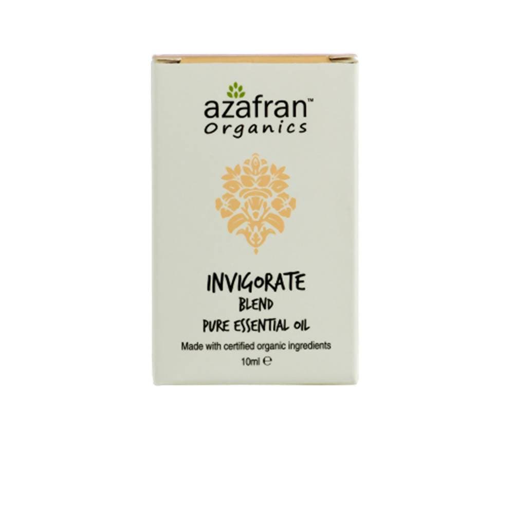 Azafran Organics Invigorate Blend Pure Essential Oil | Grocsy