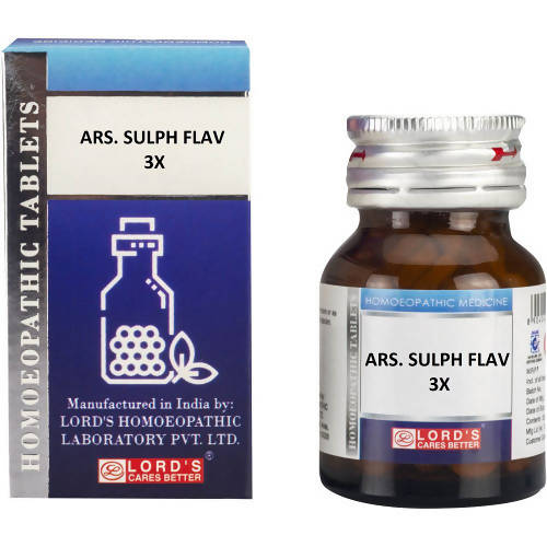Lord's Homeopathy Ars Sulph Flav Trituration Tablets | Grocsy