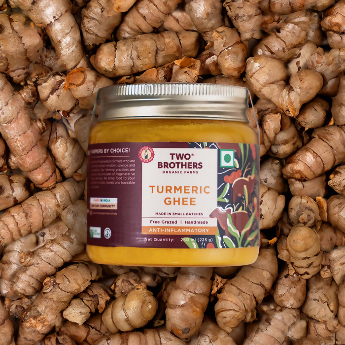 Two Brothers Organic Farms Turmeric Ghee | Grocsy