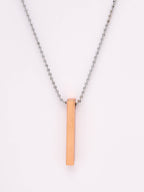 NVR Men Copper Plated Geomatric Pendent With Chain | Grocsy
