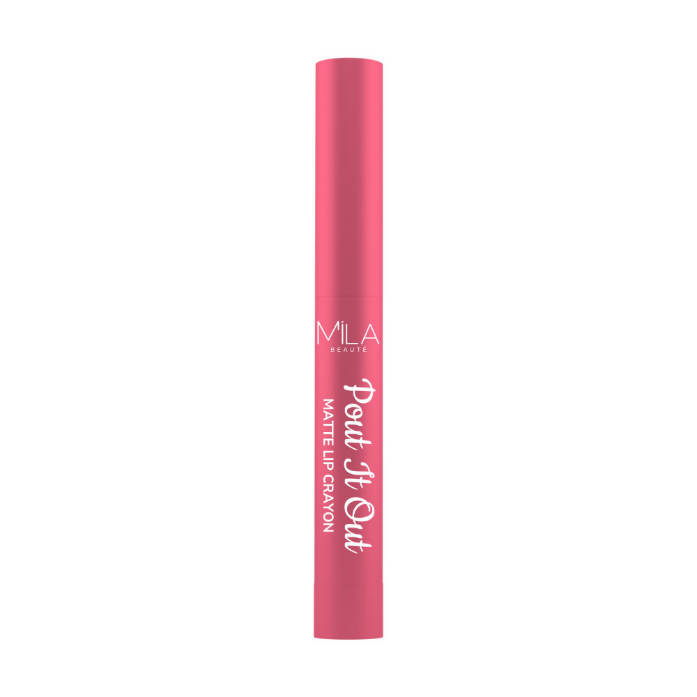 Mila Beaute Pout It Out Long Lasting & Matte Finish Lip Crayon Lipstick - Aurora | Grocsy