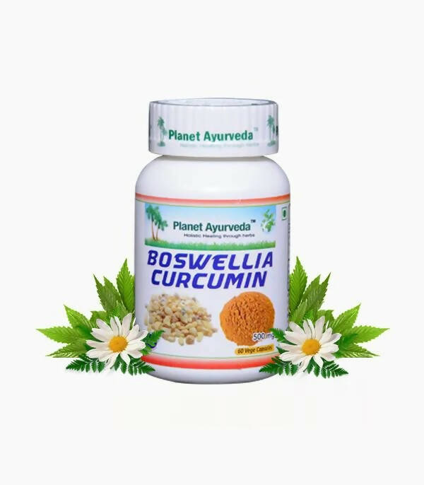 Planet Ayurveda Boswellia Curcumin Capsules | Grocsy