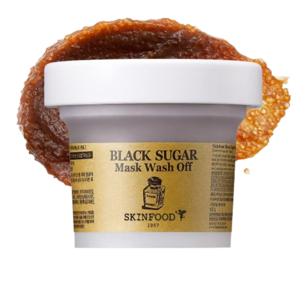 Skin Food Black Sugar Mask Wash Off Exfoliator | Grocsy