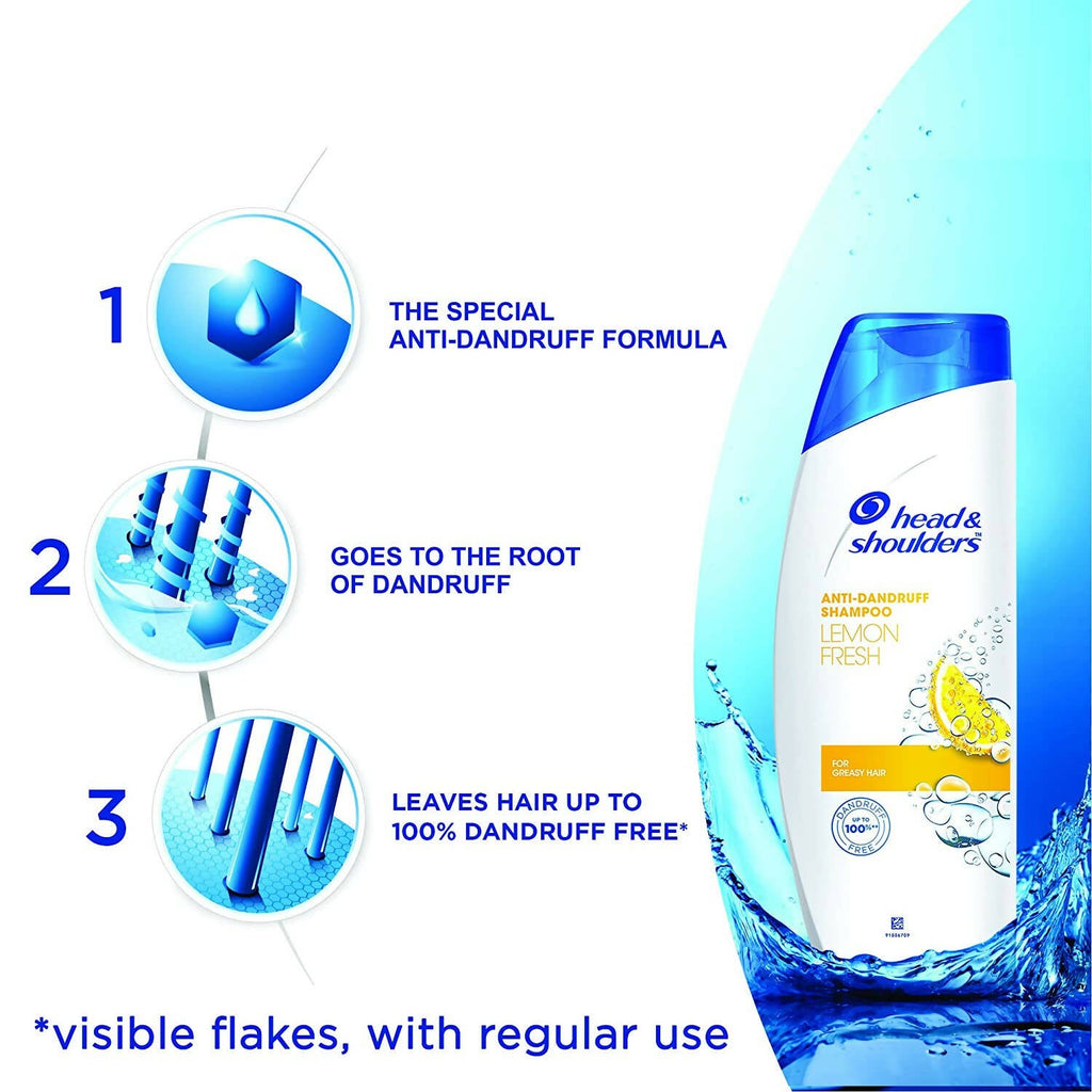 Head & Shoulders Lemon Fresh Anti Dandruff Shampoo | Grocsy