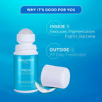 Bella Vita Fresh Natural Underarm Roll On Deodorant for Men & Women | Grocsy