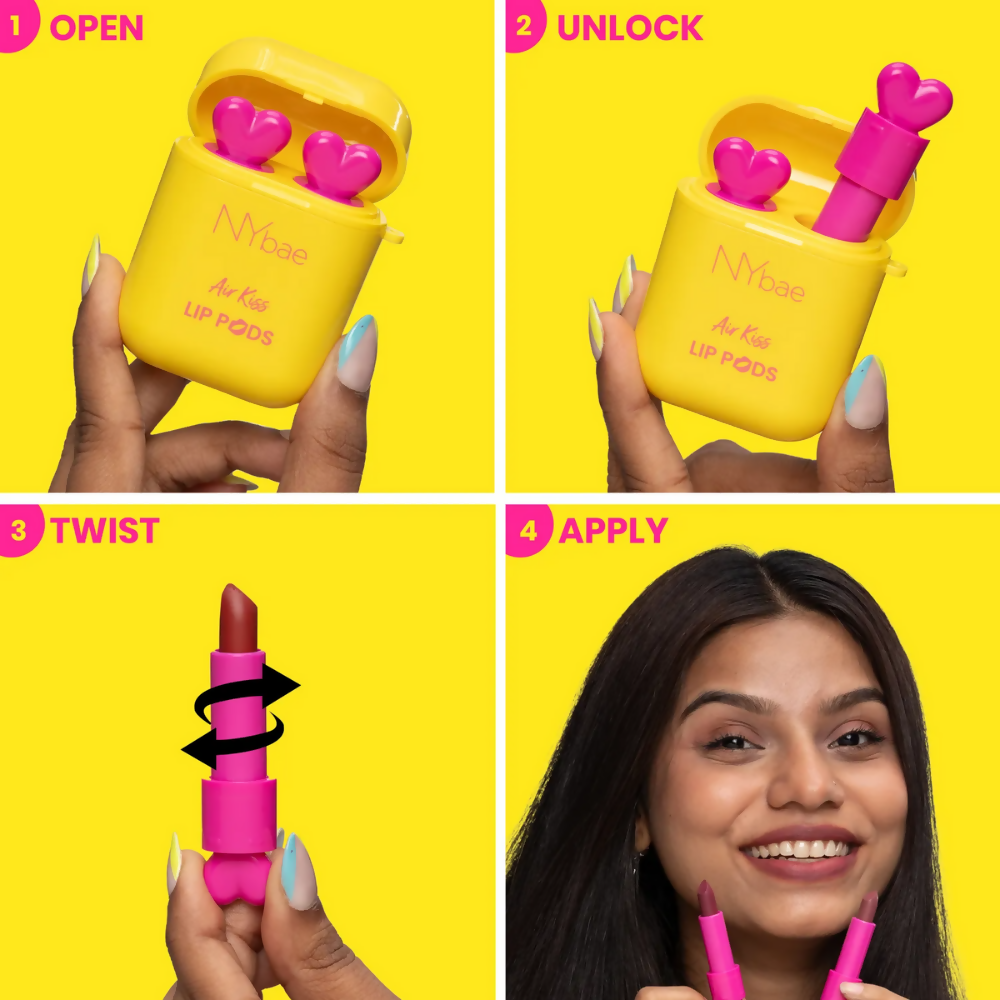 NY Bae Air Kiss Lip Pods - Mauve Move 07 | Grocsy