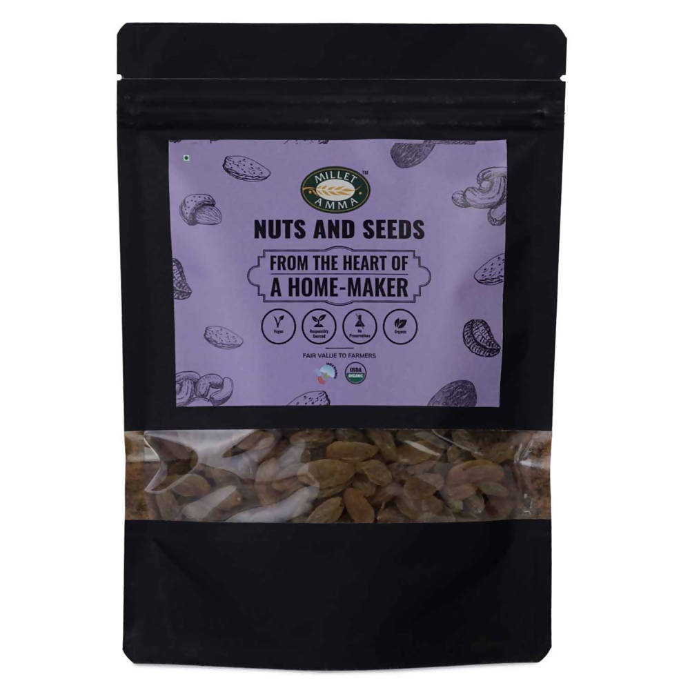 Millet Amma Organic Raisins - Dry Grapes | Grocsy