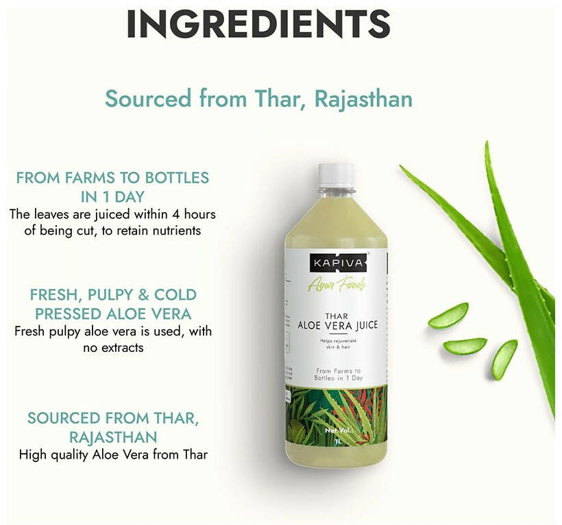 Kapiva Ayurveda Aloe Vera Juice | Grocsy