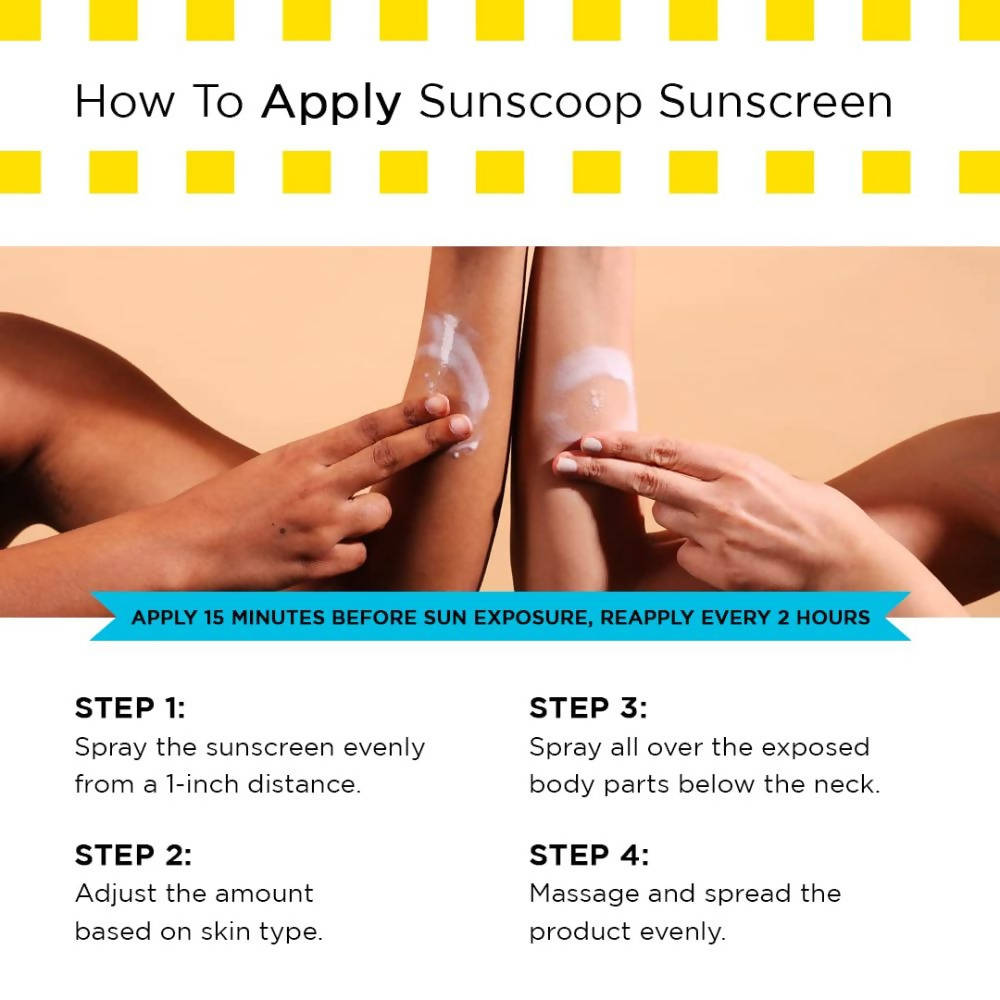 Sun Scoop Fluid Body Sunscreen SPF 60 | Grocsy