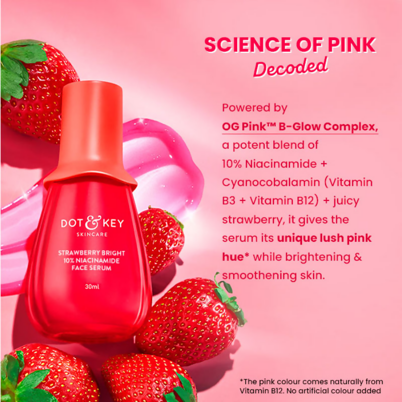 Dot & Key Strawberry Bright 10% Niacinamide Face Serum | Grocsy