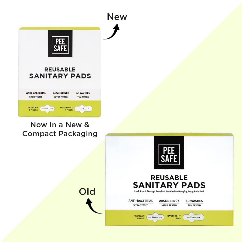 Pee Safe Reusable Sanitary Pads | Grocsy