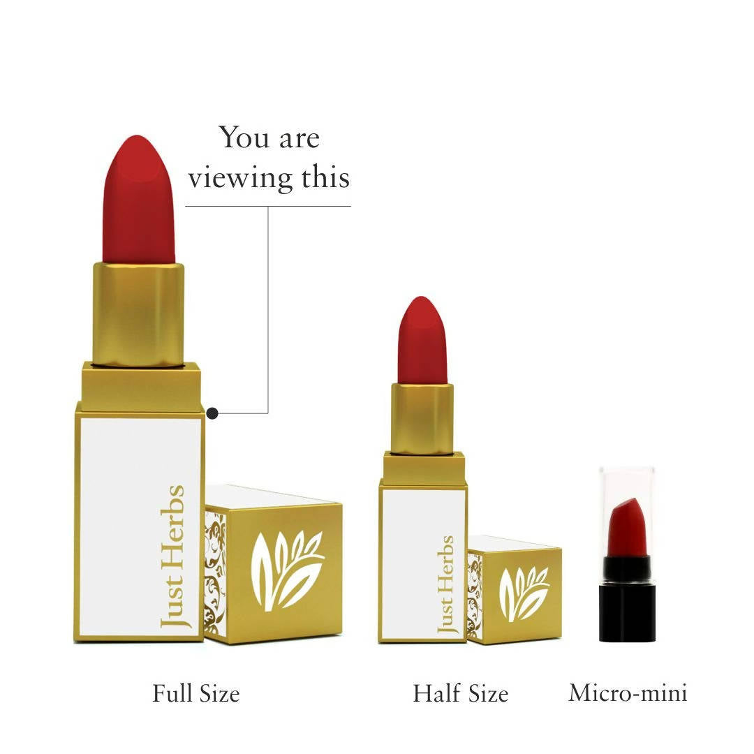 Just Herbs Herb Enriched Ayurvedic Lipstick (Pink, Shade no. 1) | Grocsy