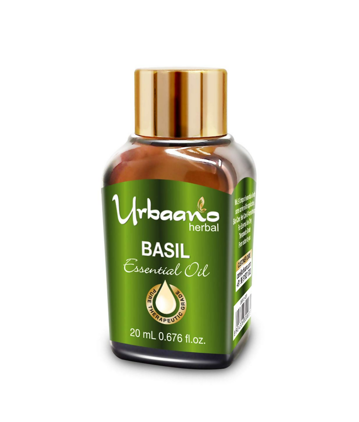 Urbaano Herbal Basil Essential Oil | Grocsy