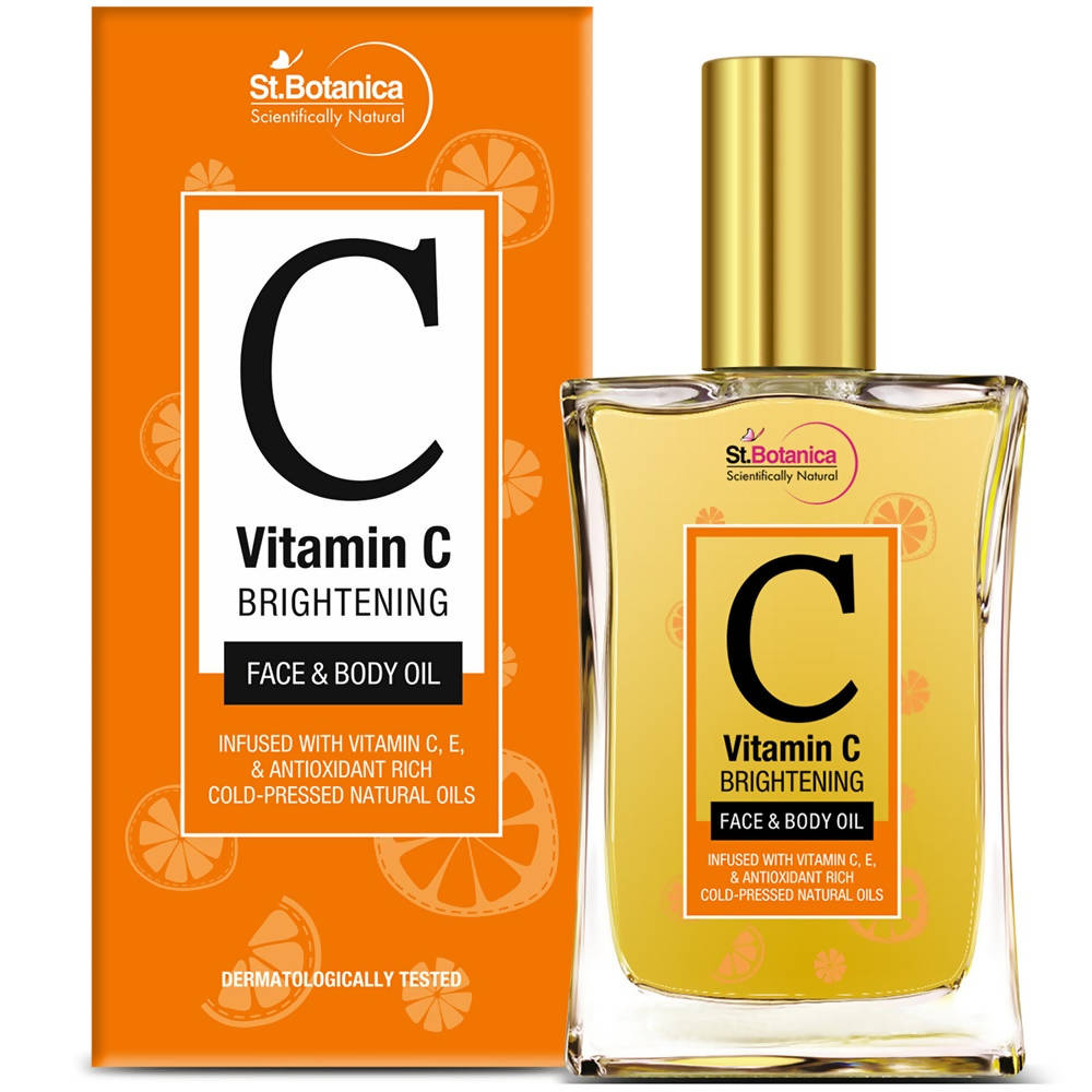 St.Botanica Vitamin C Brightening Face & Body Oil | Grocsy