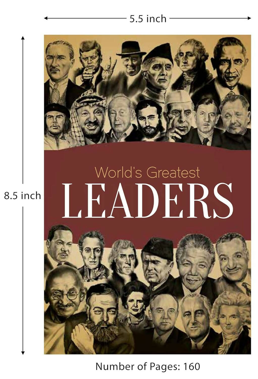 World's Greatest Leaders: Biographies of Inspirational Personalities For Kids by Wonder House Books | Grocsy