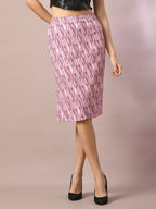 Myshka Women's Multi Printed Knee Length Party Embellished Skirts | Grocsy