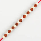 Rudraksha Elite Rakhi & Almonds Jar | Grocsy