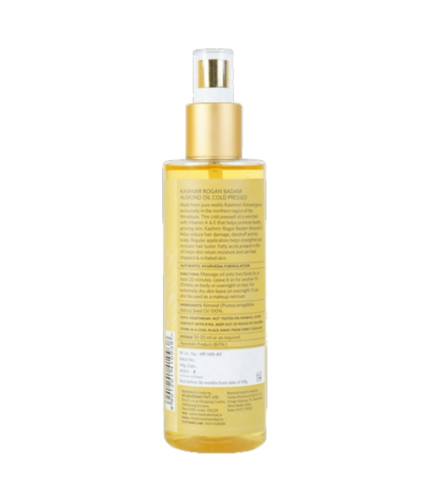 Mantra Herbal Kashmir Rogan Badam Almond Oil Cold Pressed | Grocsy