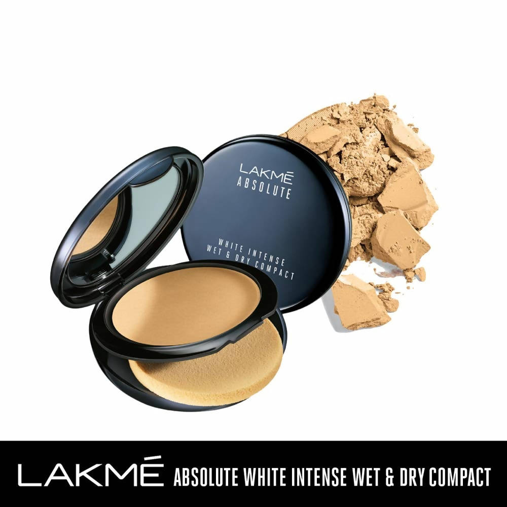 Lakme Absolute White Intense Wet & Dry Compact - Ivory classic | Grocsy