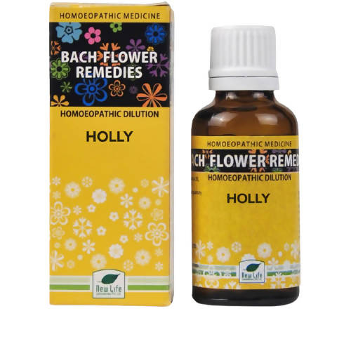 New Life Homeopathy Bach Flower Remedies Holly Dilution | Grocsy