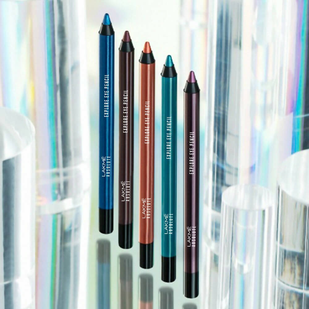 Lakme Absolute Explore Eye Pencil - Darling Blue | Grocsy