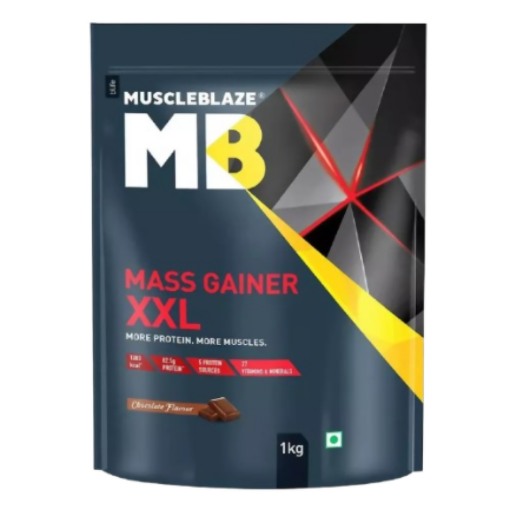 MuscleBlaze Mass Gainer XXL Chocolate | Grocsy