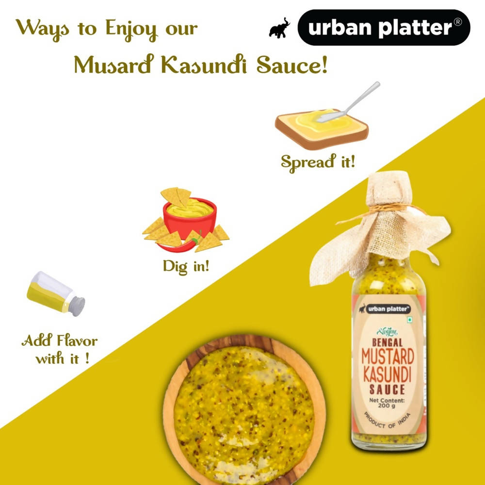 Urban Platter Bengal Mustard Kasundi Sauce | Grocsy