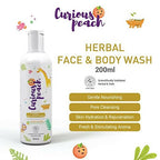 Curious Peach Herbal Face & Body Wash | Grocsy