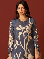 Indo Era Women Floral Printed Beads and Stones Kurta with Trousers & Dupatta Kurta Sets | Grocsy