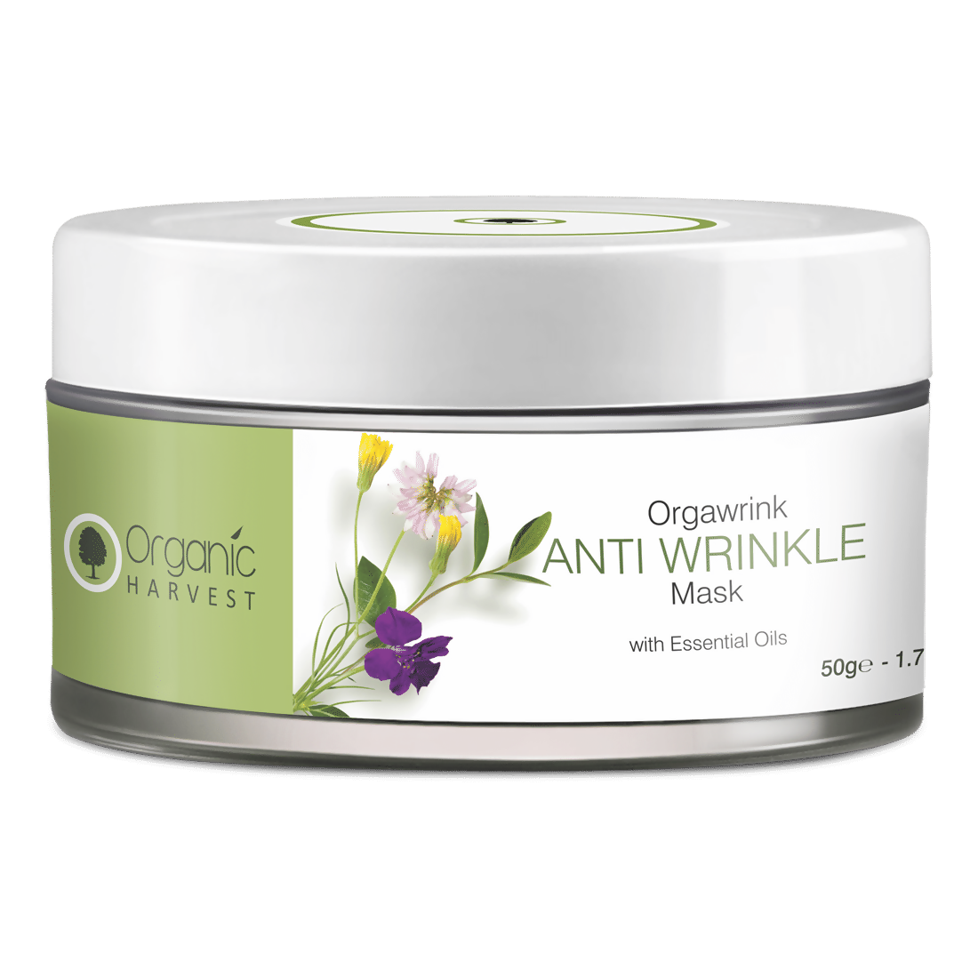 Organic Harvest Orgawrink Anti Wrinkle Mask With Essential Oils | Grocsy