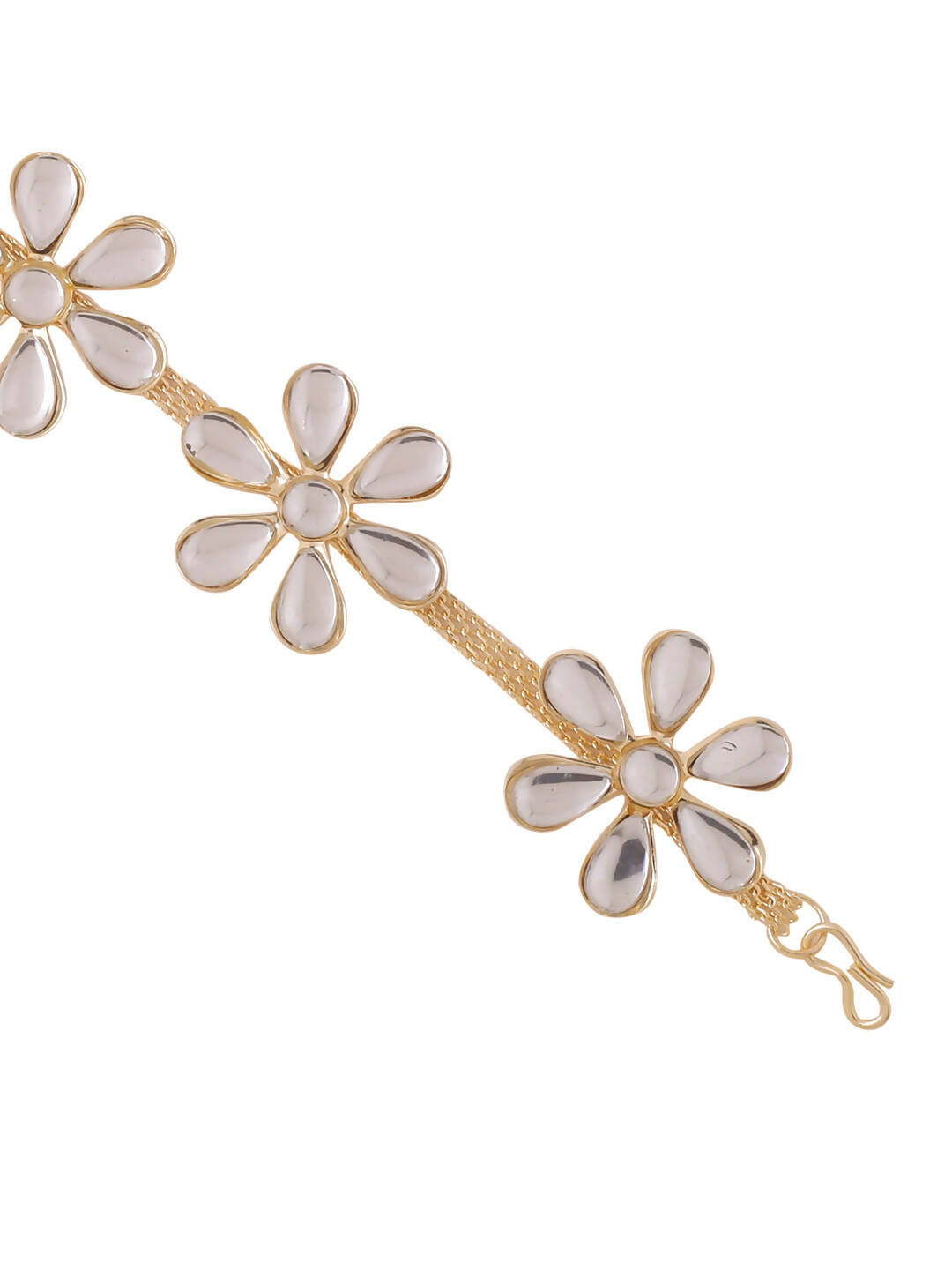 NVR Women's Gold-Polished Traditional Trending Matha Patti | Grocsy