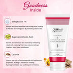 Globus Naturals Glycolic & 1% Salicylic Acid Herbal Anti Acne Face Scrub | Grocsy