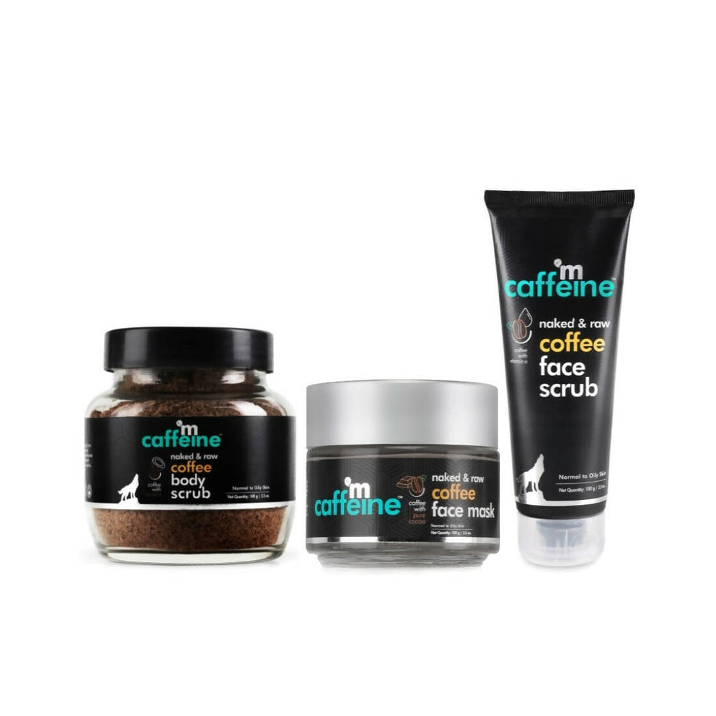 mCaffeine Coffee De-Tan Kit - Remove Tan & Dead Skin | Grocsy