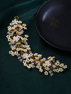 NVR Women Embellished Beaded Hair Accessory Set | Grocsy
