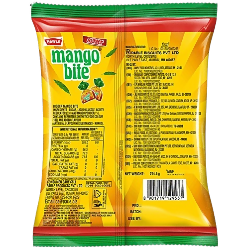 Parle Bigger Mango Bite Candy | Grocsy