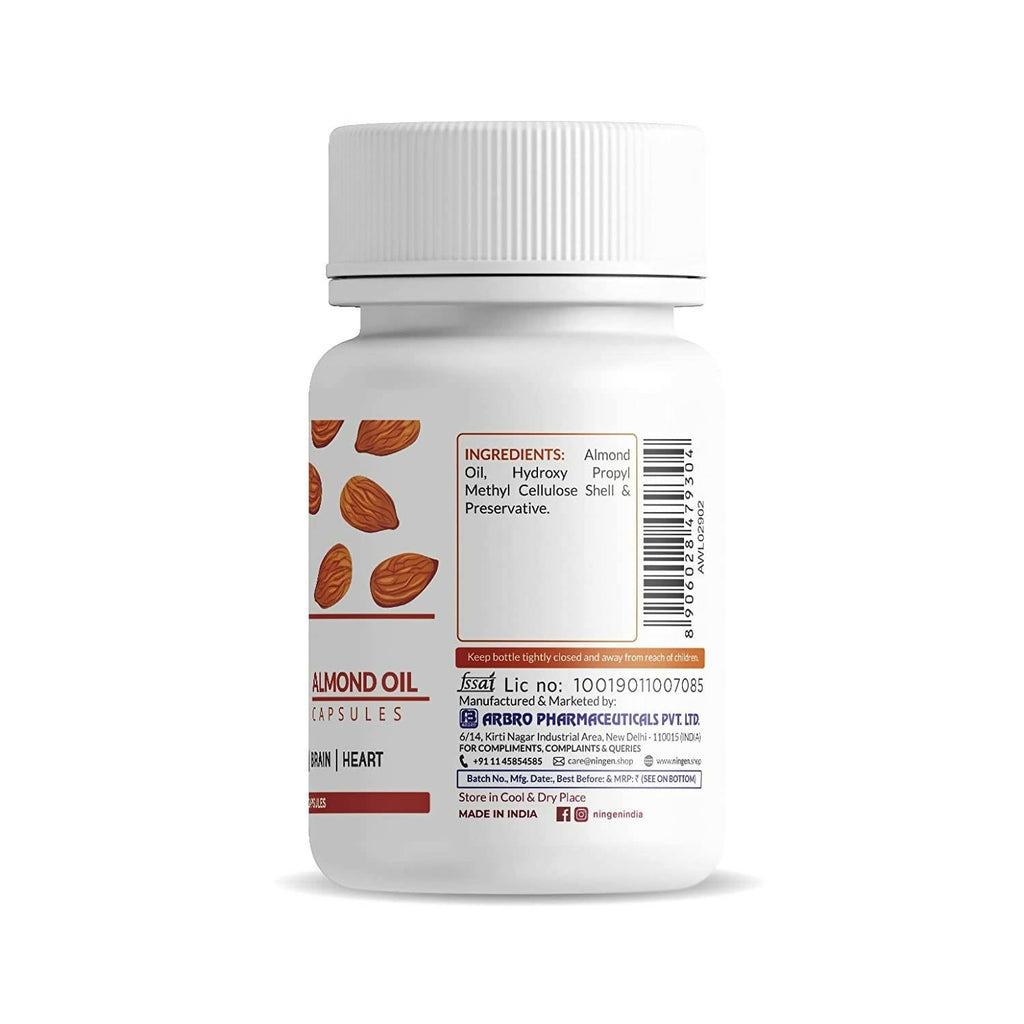 Ningen Almond Oil Capsules | Grocsy
