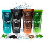 Bombay Shaving Company Ultimate Face & Body Wash Combo | Grocsy