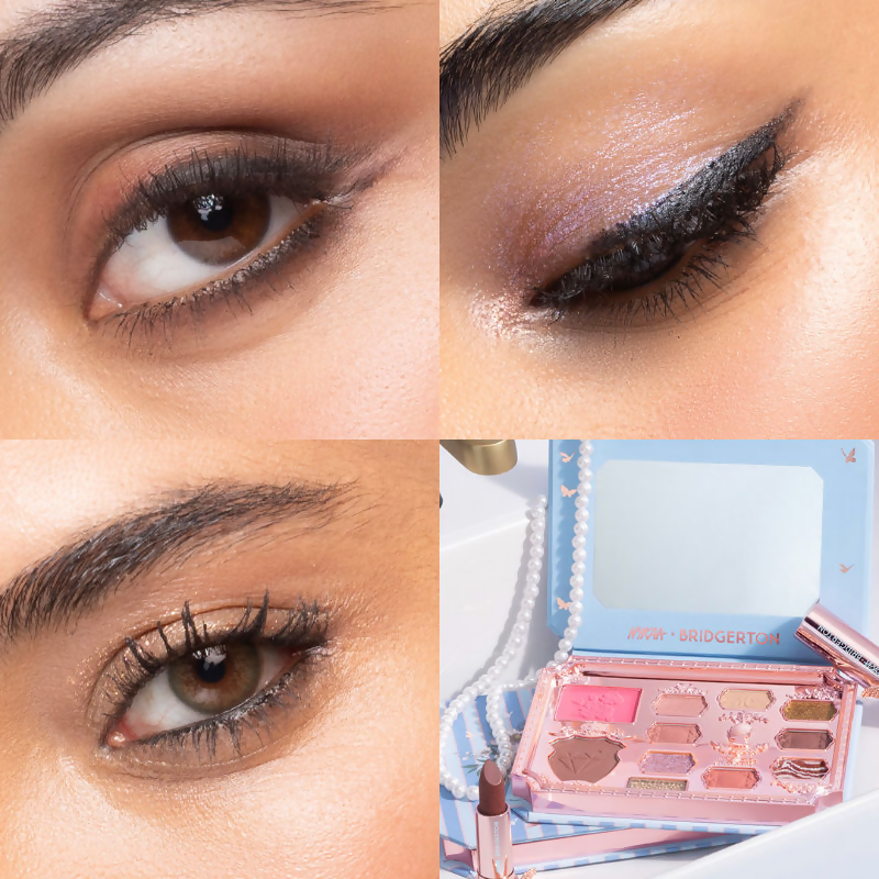 Nykaa Cosmetics X Bridgerton Face & Eye Multi-Texture Eyeshadow Blush & Contour Palette | Grocsy