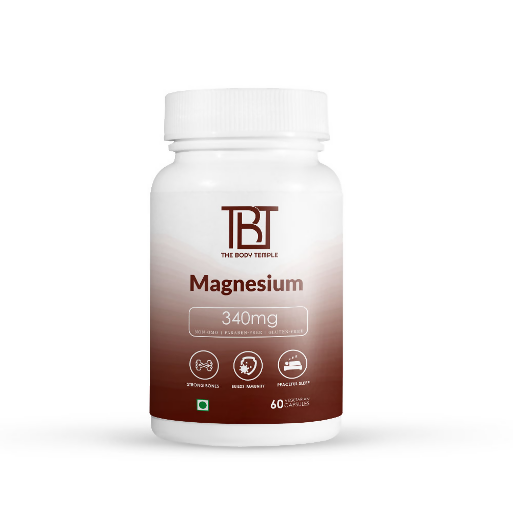 The Body Temple Magnesium Oxide 340mg Capsules | Grocsy