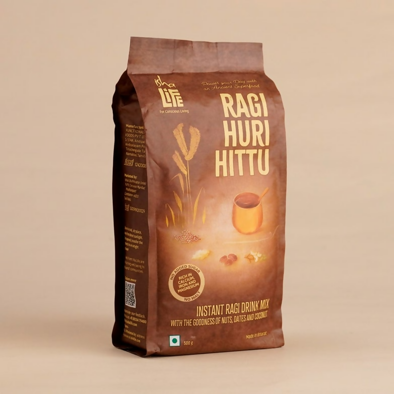 Isha Life Ragi Huri Hittu (Instant Ragi Drink Mix) | Grocsy