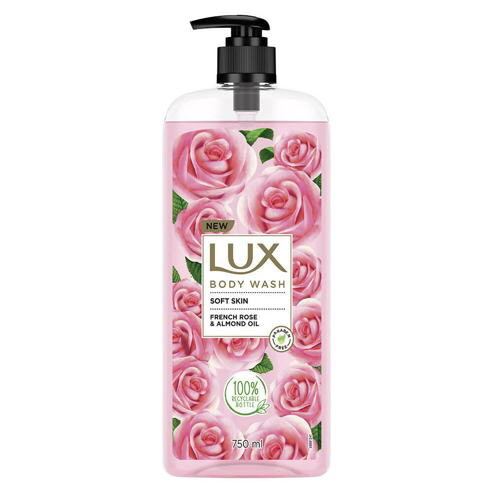 Lux Body Wash with French Rose Fragrance & Almond Oil | Grocsy