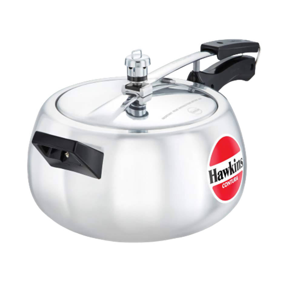 Hawkins Contura Pressure Cooker 5 Litre - Silver (HC50) | Grocsy