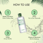 Tonymoly The Chok Chok Green Tea Cleansing Water - Korean Skincare | Grocsy