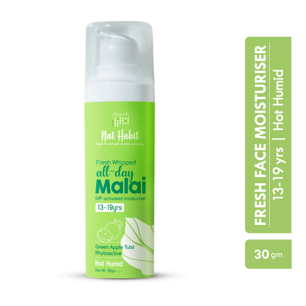 Nat Habit Green Apple Tulsi Light Face Moisturizer | Grocsy