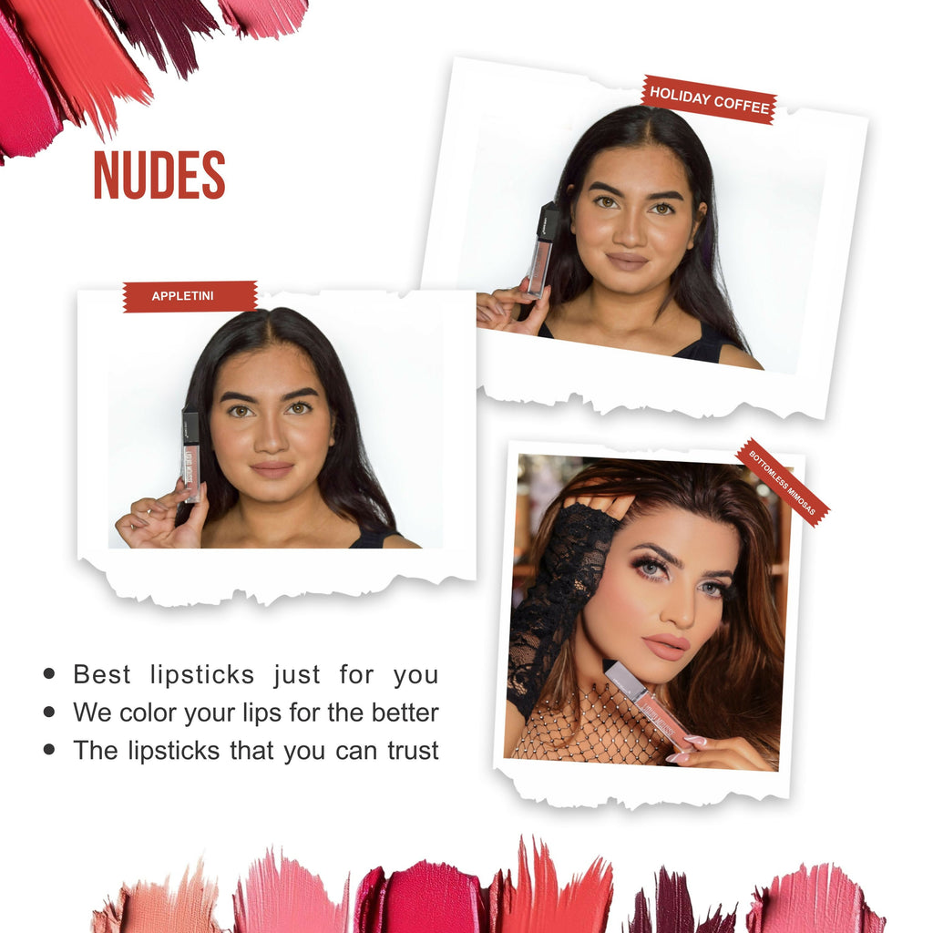 Love Earth Liquid Mousse Matte Lipstick - Nudes | Grocsy